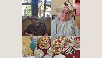 Barnards Green Residents take part in Mad Hatters tea party